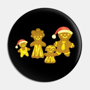 Gingerbread Family Pin