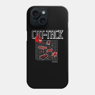 Cat-Tack Retro T shirt Phone Case