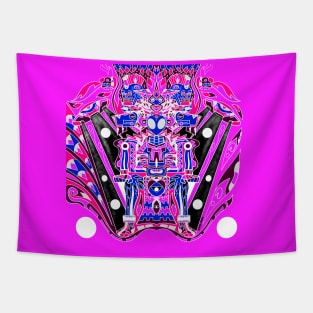 kawaii deadly ancient alien ecopop Tapestry