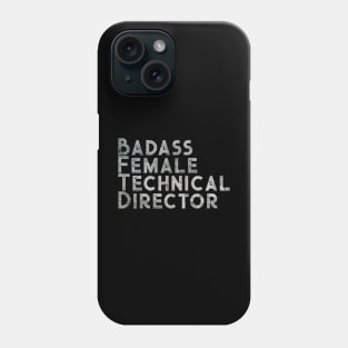 Badass Female Technical Director Phone Case