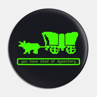 You Have Died of Dysentery Pin