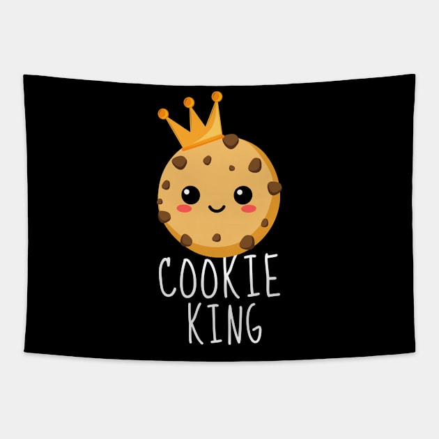 Cookie King Funny Tapestry by DesignArchitect