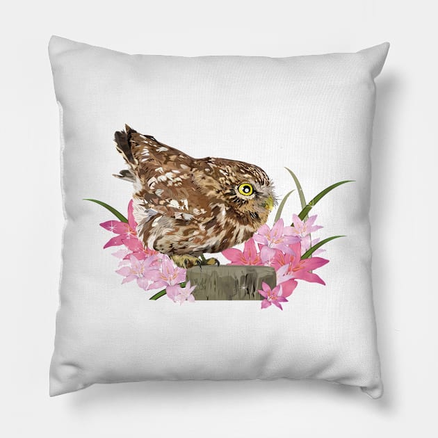 Owl Pillow by obscurite