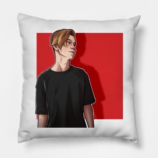 Marcus - red Pillow