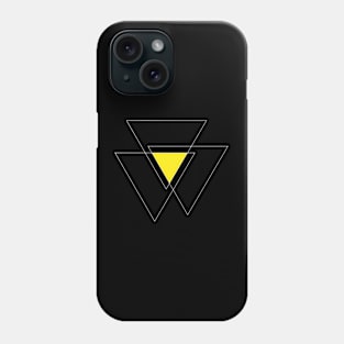 Sacred geometry, triangles. Phone Case