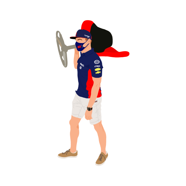 Max Verstappen taking the P3 chair home at the 2020 Abu Dhabi Grand Prix by royaldutchness