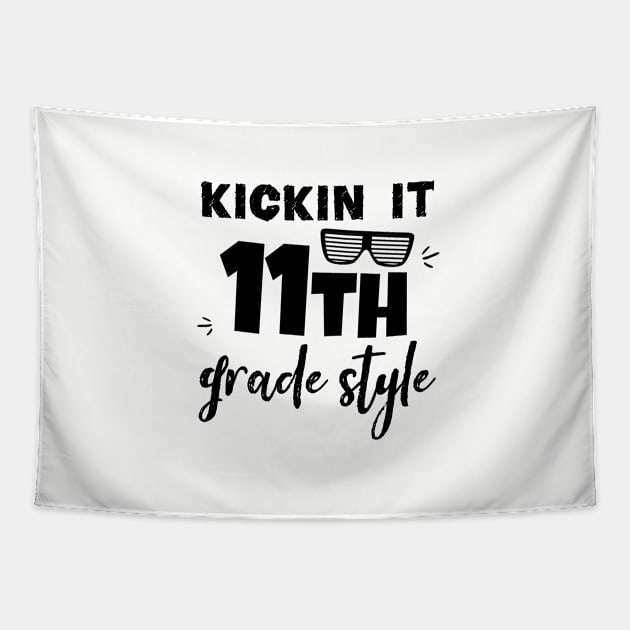 Kickin it 11th Grade Style 11th Grade Students Tapestry by kaza191