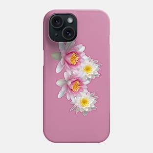 Colorful original, realistic designs  things made of -  lotus and water lily Phone Case