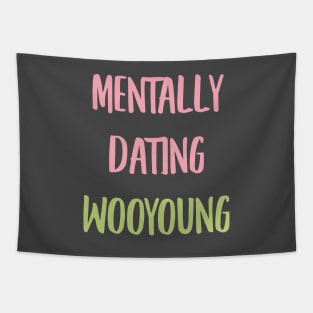 mentally dating ATEEZ Wooyoung Tapestry