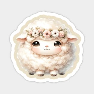 Adorable Baby Sheep Magnet
