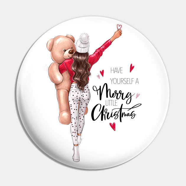 Make Yourself a Merry Little Christmas Pin by AllessyArt 