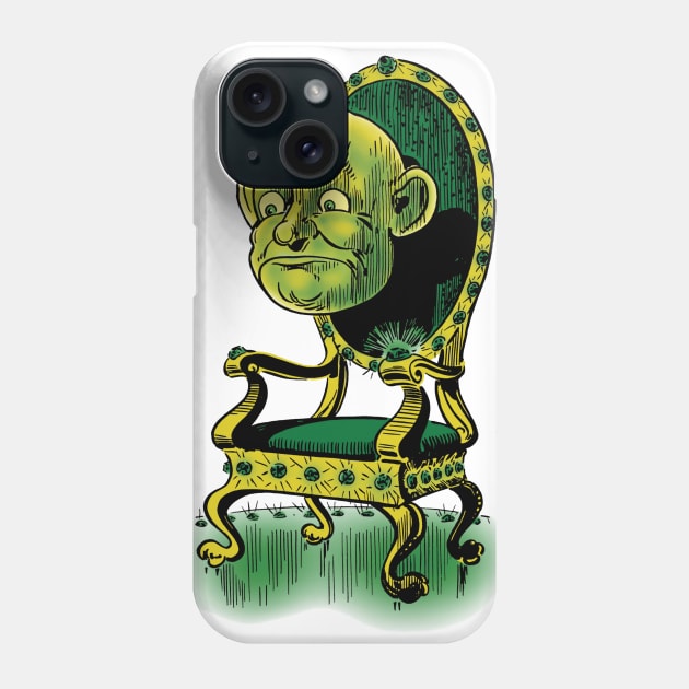 Vintage Wizard of Oz Emerald Throne Phone Case by MasterpieceCafe