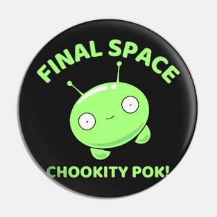 Final Space Mooncake Chookity Pok - Funny Pin