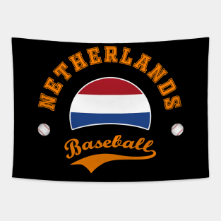 Netherlands Baseball Team Tapestry