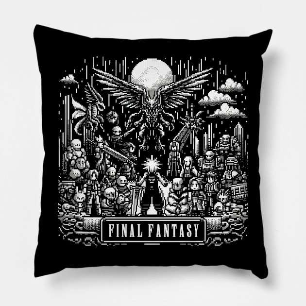 Final Fantasy 8Bit Pillow by PXLART