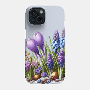 Blooms in Snow Phone Case