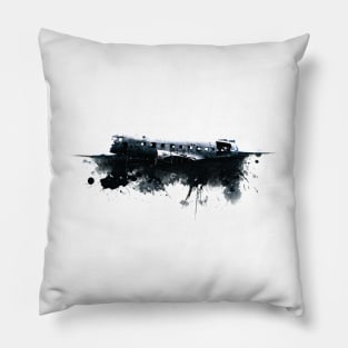 Crashed Airplane Pillow