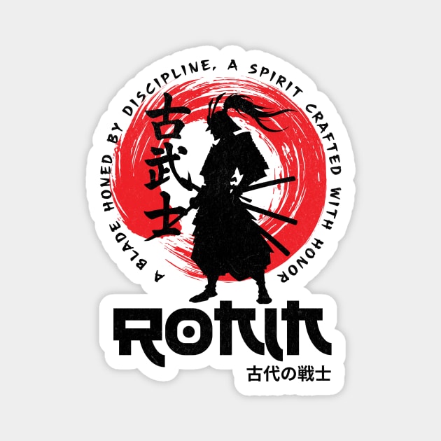 Ronin - Blade of Discipline Magnet by Designed By Marty