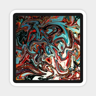 Pop Art Abstract Magnet