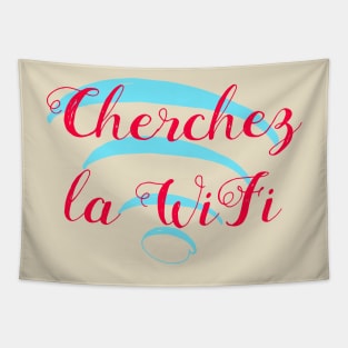 Cherchez la Wifi Tapestry