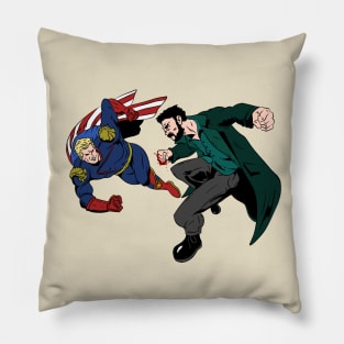 homelander vs  billy butcher Pillow