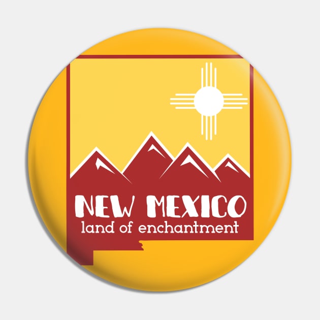 New Mexico Land Of Enchantment Shirt Pin by HolidayShirts