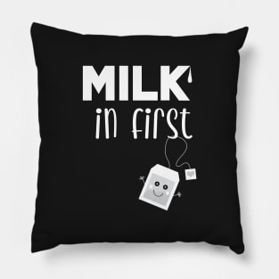 Milk in Tea First Pillow