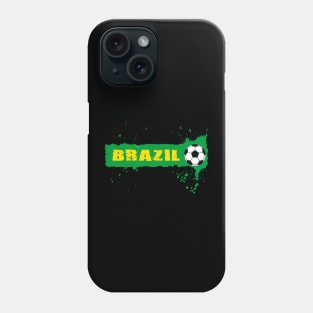 Brazil Soccer Brazil Futbol Football Brazilian Flag Jersey Phone Case