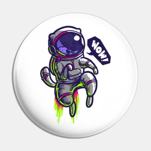 Space Dog Pin