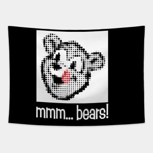 mmm... bears! white cub Tapestry