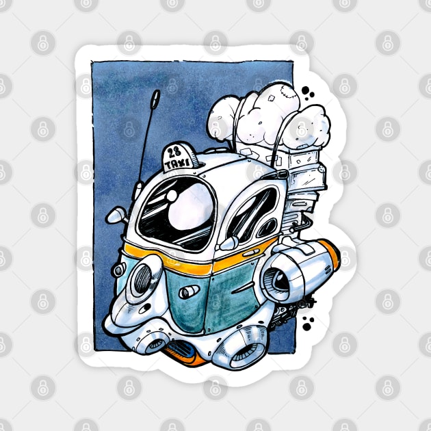 My Ride Magnet by INKSPACE