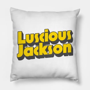 Luscious Jackson // 90s Style Fan Design Pillow