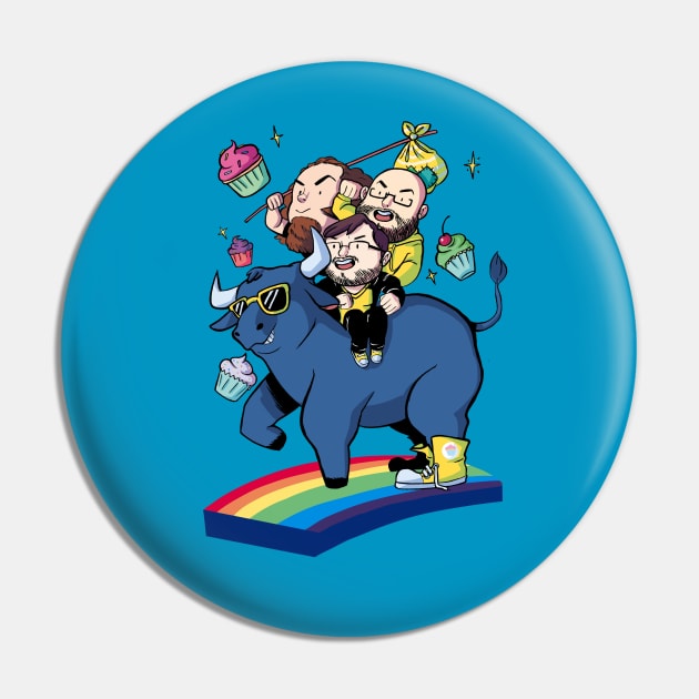 #NXTeam Positivity Rainbow Pin by NXTeam