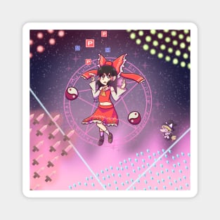 Reimu Hakurei (and Marisa) Magnet