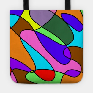 Colorful Abstact Pattern Tote