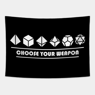 Choose Your Weapon Tapestry