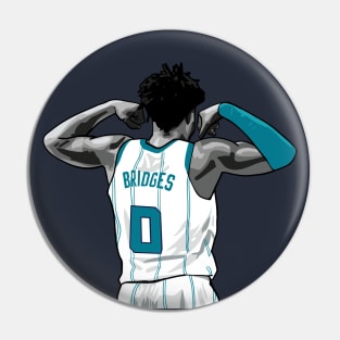 Miles Bridges Vector Back Pin