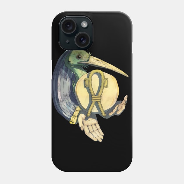 Thoth and "sa" Phone Case by Karolina Studena-art