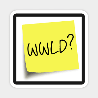 West Wing Post-it - What would Leo do? Magnet