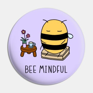 Bee Mindful - Lavender Pin