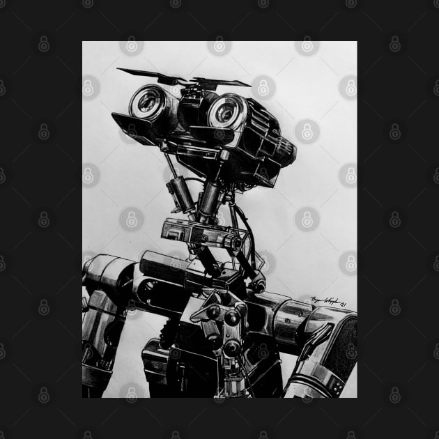 Johnny 5 Short Circuit 1988 by BryanWhipple