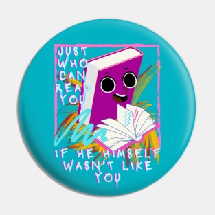 WHO CAN READ ME AS AN OPEN-BOOK?! Pin