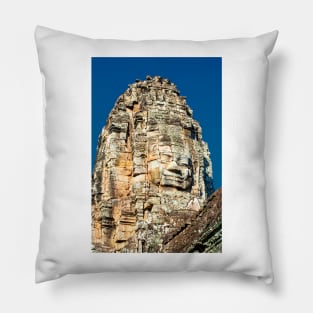 Angelic Face Tower, Angkor Thom Pillow