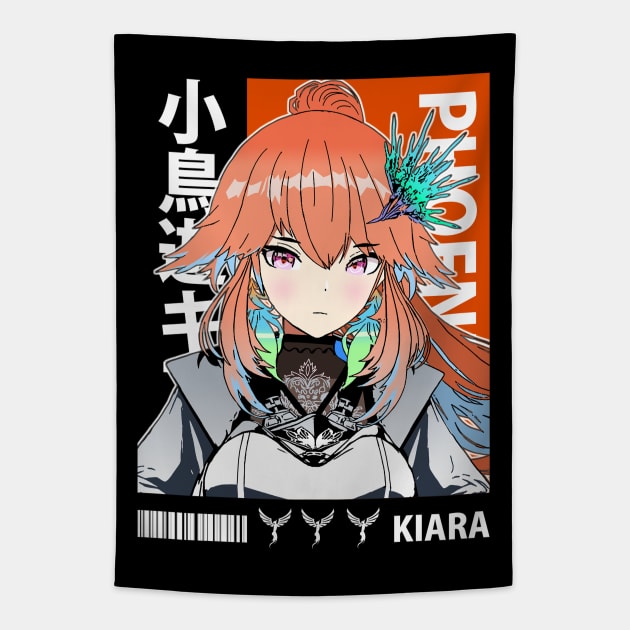 Takanashi Kiara in Armor Tapestry by UDTee92