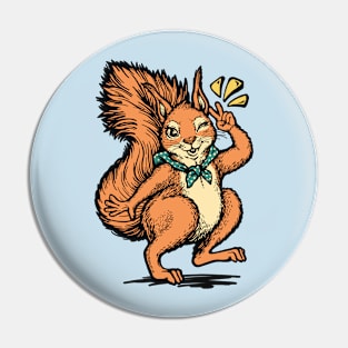 Kawaii Squirrel Pin