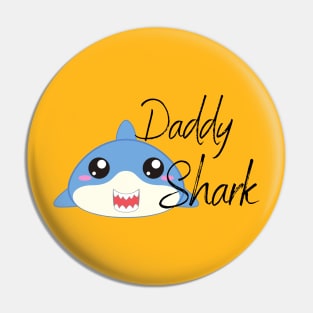 Cartoon Chracter Daddy Shark Pin