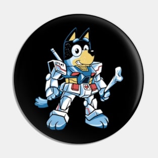 bluey robot Pin