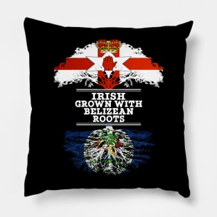 Northern Irish Grown With Belizean Roots - Gift for Belizean With Roots From Belize Pillow