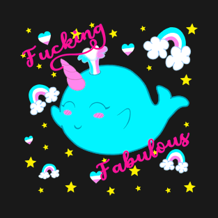 Trans Unicorn Whale T-Shirt