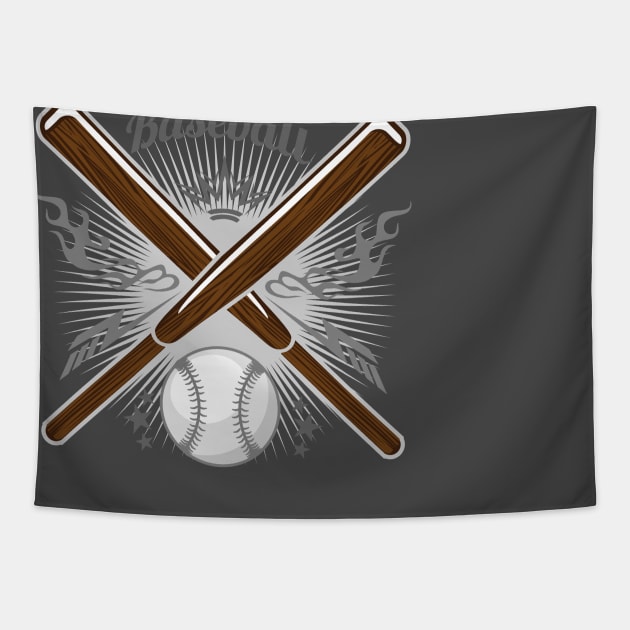 Baseball Tapestry by Ideglan